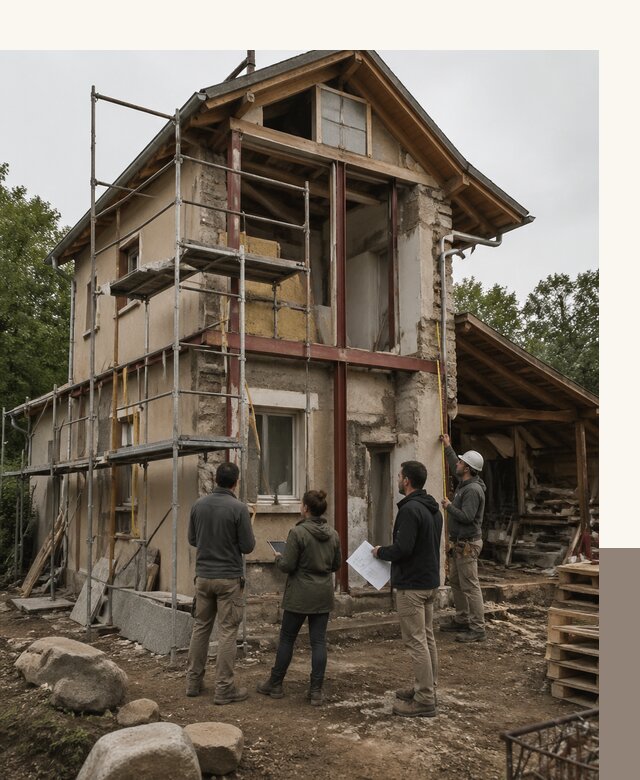 Реконструкция загородного дома под ключ в Богородицке от бюро