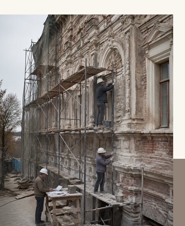 Реставрация объектов культурного наследия под ключ в Богородицке