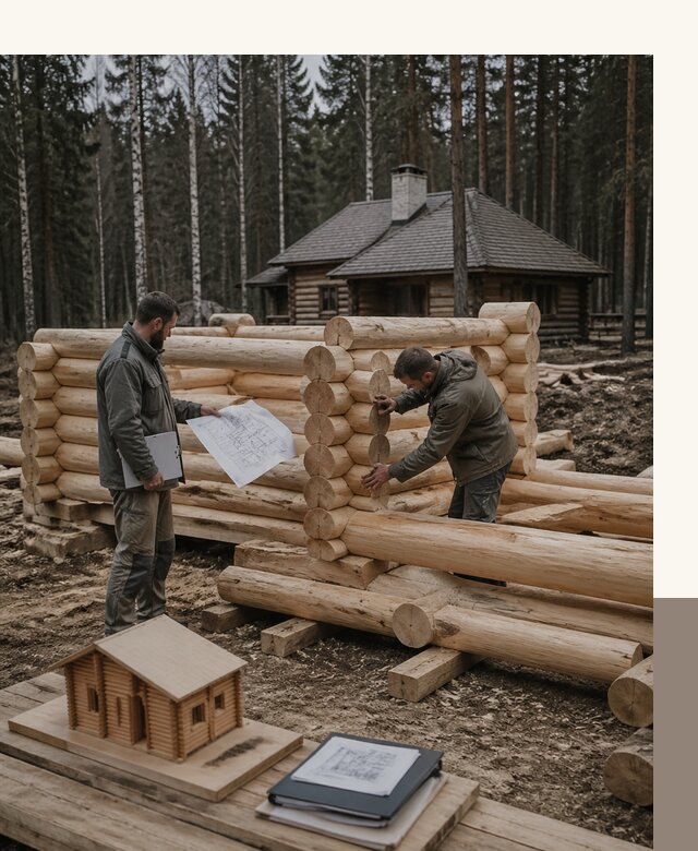 Проектирование и строительство домов из бревна в Богородицке