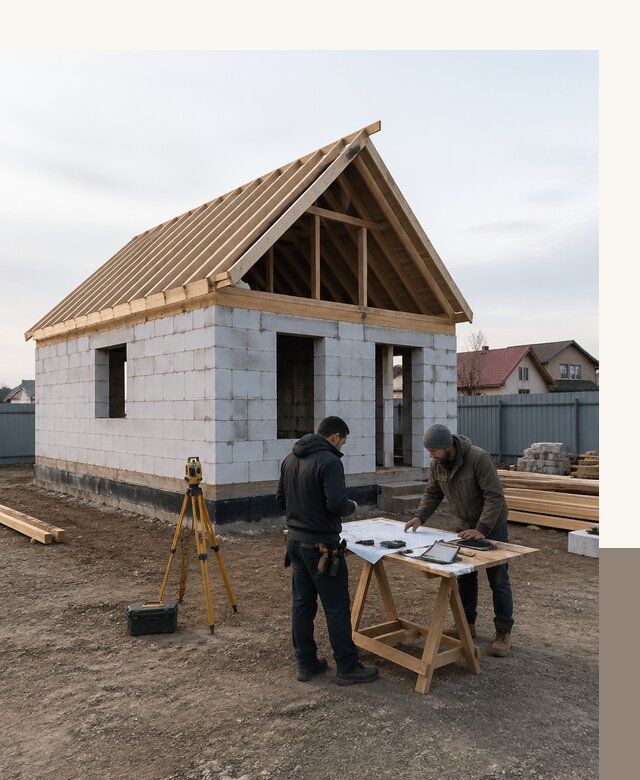 Проекты и строительство домов 5 на 8 под ключ в Богородицке